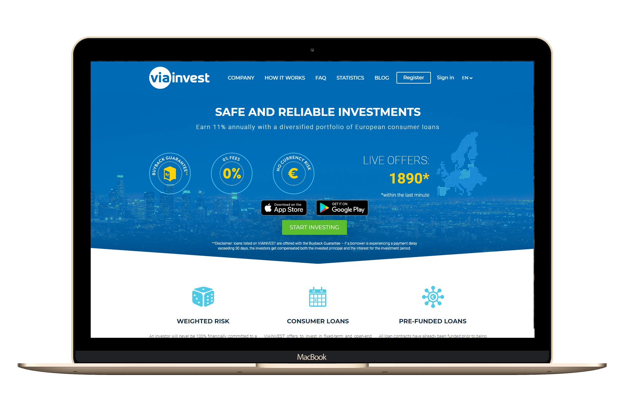 Viainvest-Startseite-und-Handelsplattform